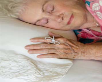 Elderly Woman Sleeping